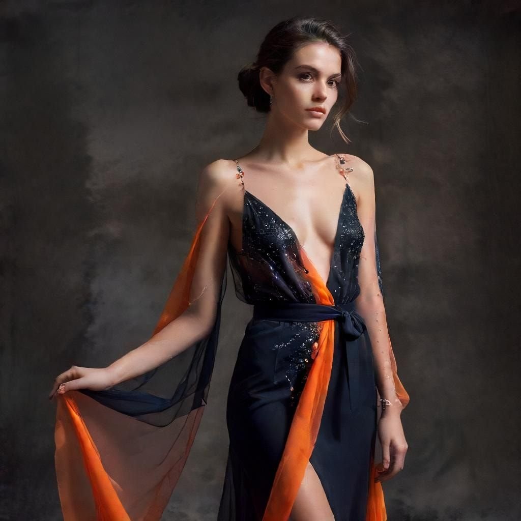 Robe de Soirée Haute Couture Femme