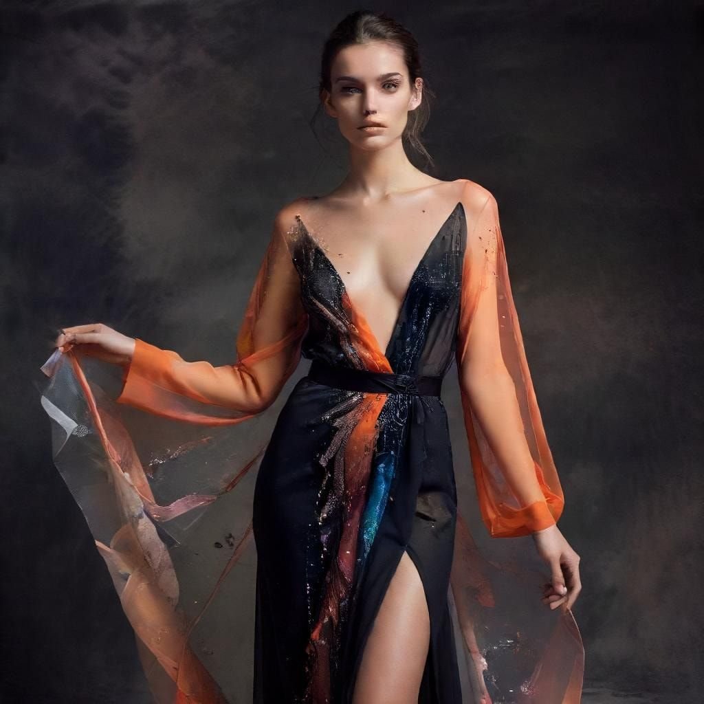 Robe de Soirée Haute Couture Femme