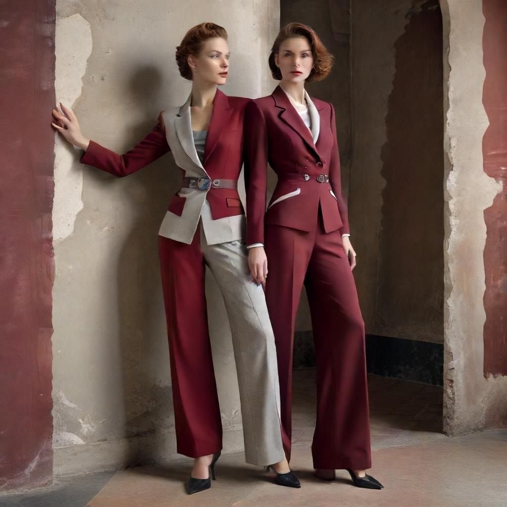 Tailleur Pantalon Femme